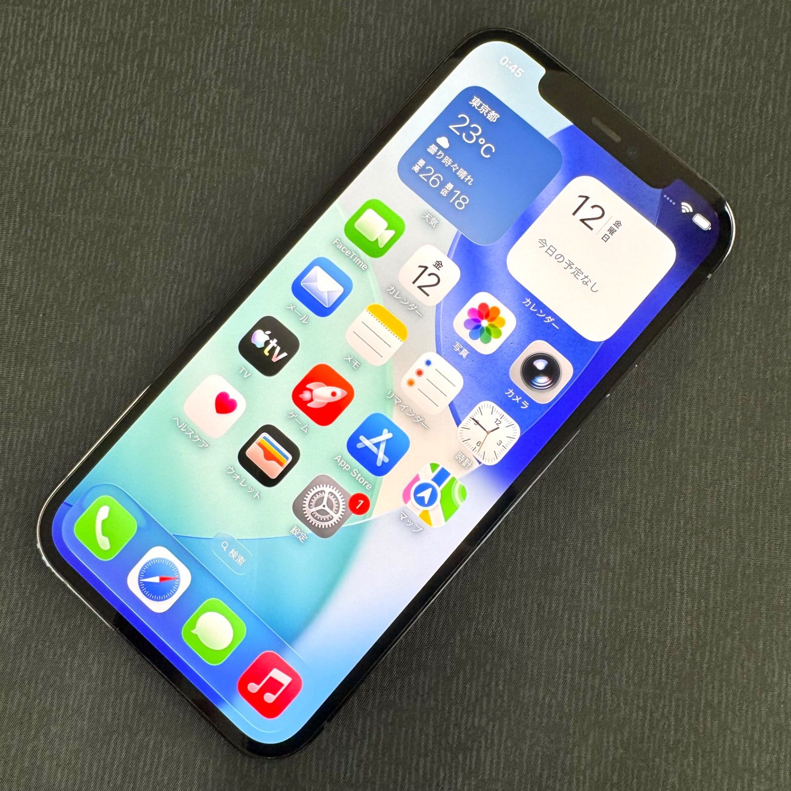 SIMロック解除済 iPhone 12 Pro 128GB パシフィックブルー MGM83J/A