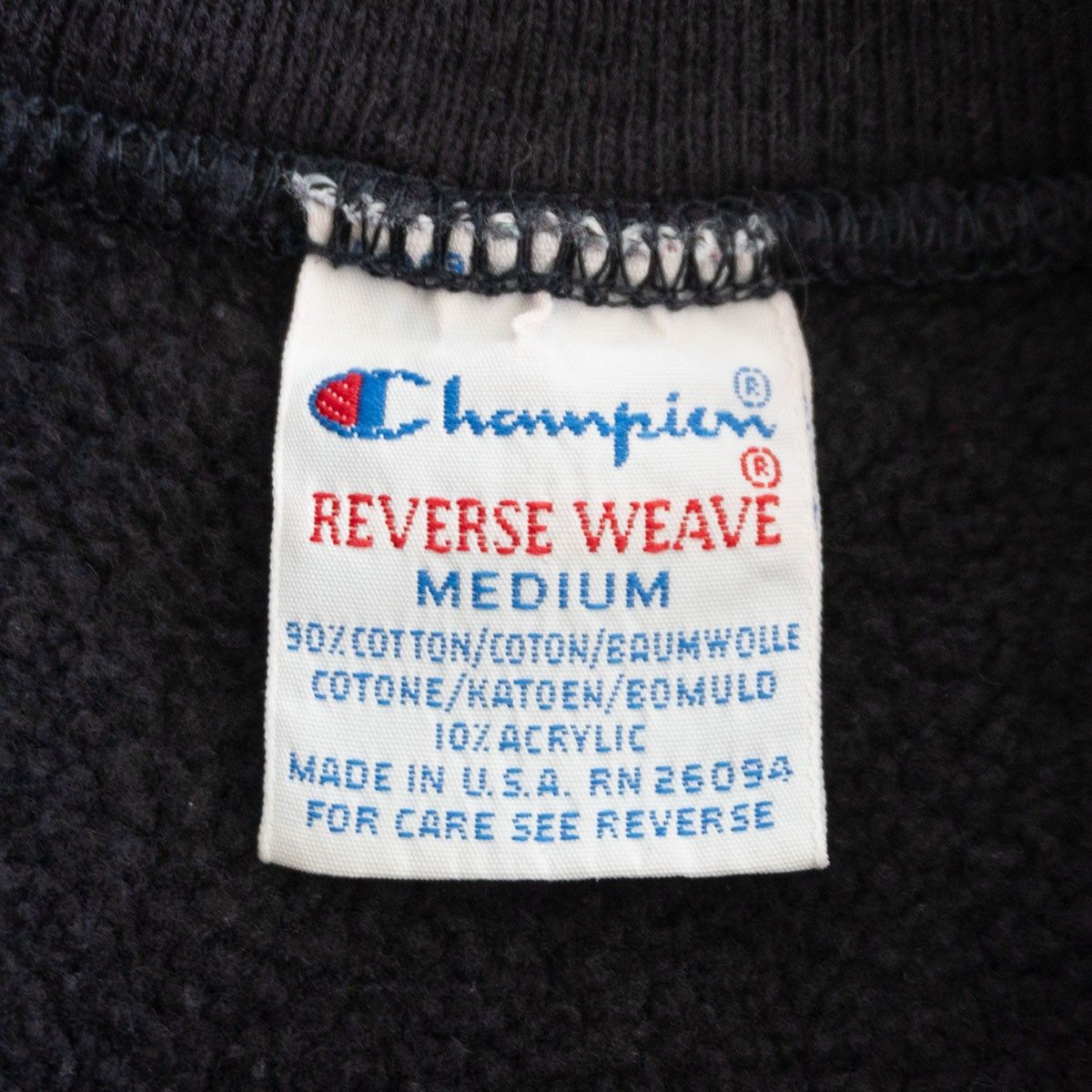 90s/ブラック】CHAMPION【REVERSE WEAVE リバースウィーブ スウェット