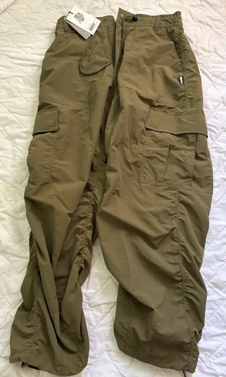 XTONZ XP127 シャーリング カーゴ パンツ (KHAKI) M