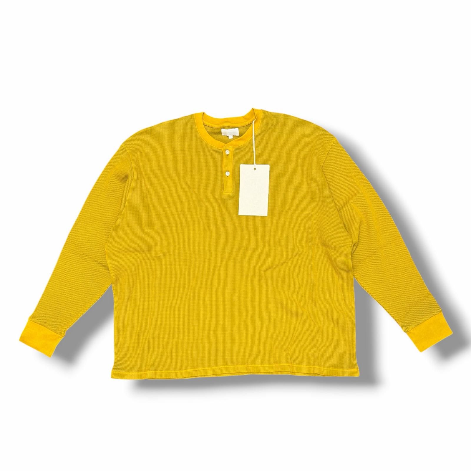 参考上代20900円 未使用 KANEMASA PHIL. 25AW 18G Garment Dye Waffle