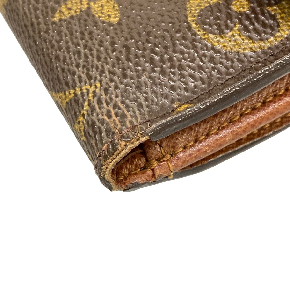 LOUIS VUITTON(ルイヴィトン) Wホック財布 モノグラム ポルトモネビエ