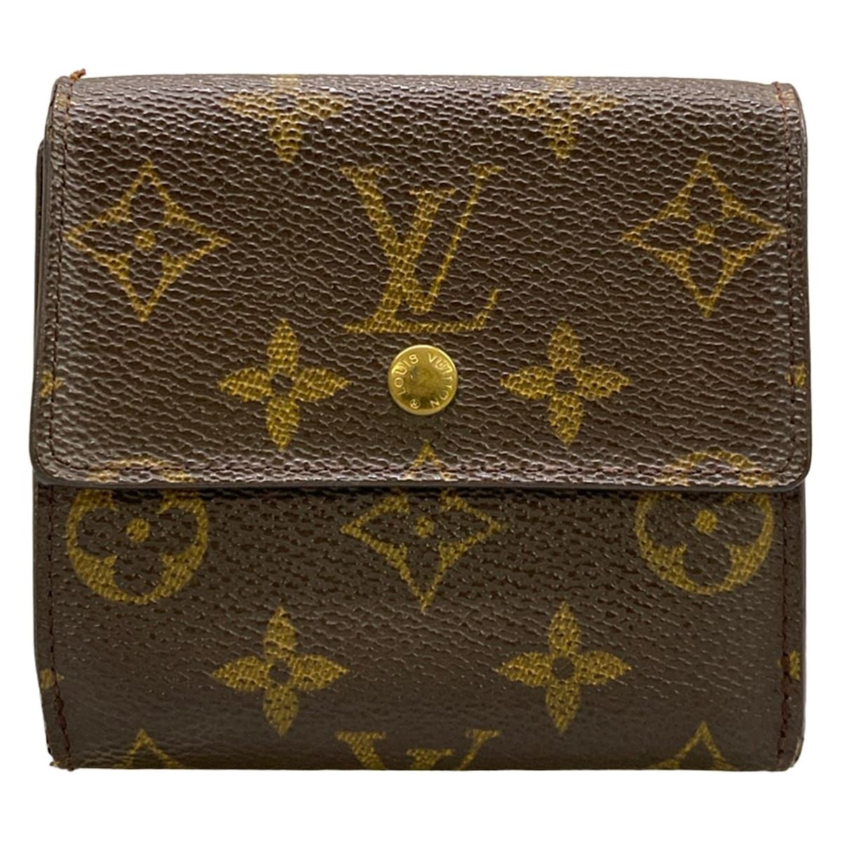 LOUIS VUITTON(ルイヴィトン) Wホック財布 モノグラム ポルトモネビエ