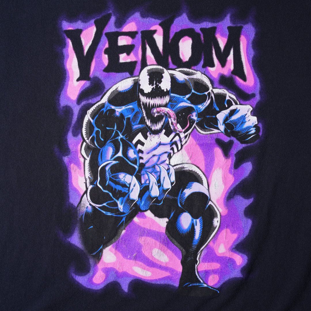 スパイダーマン ヴェノム Tシャツ XL ブラック Spider-Man Venom 
