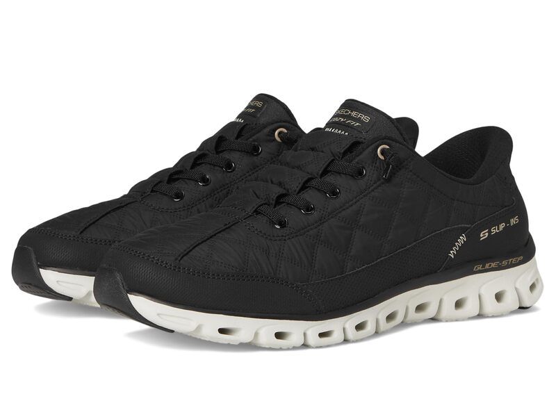 スケッチャーズ レディース シューズ スニーカー SKECHERS GlideStep At Ease Cozy Fit Hands Free SlipIns Black ブラック