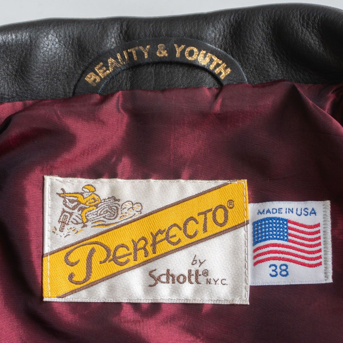 美品/UNITED ARROWS別注】SCHOTT【164UA/7143/シングルライダース 