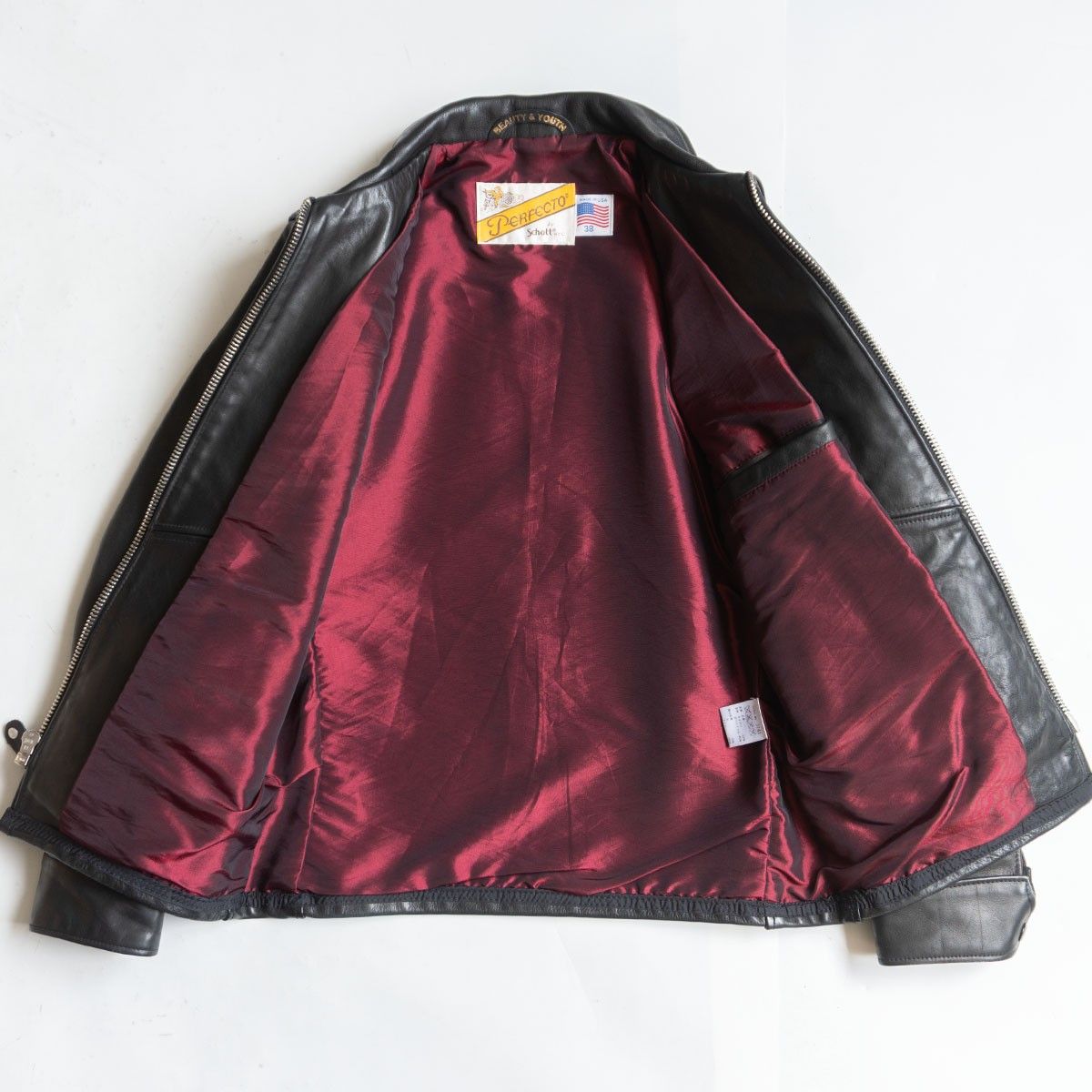 美品/UNITED ARROWS別注】SCHOTT【164UA/7143/シングルライダース 