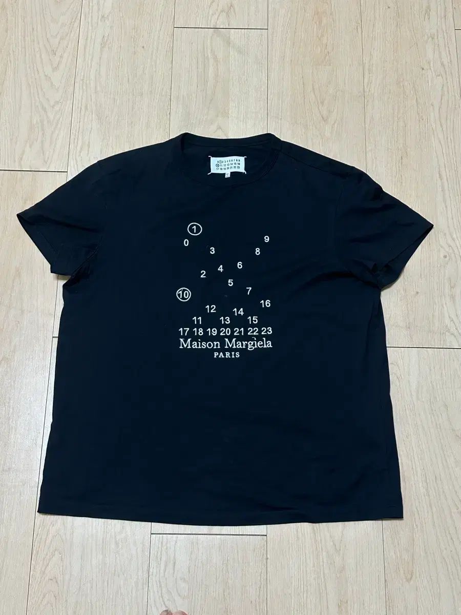 メゾンマルジェラ 半袖Tシャツ 黒 M
