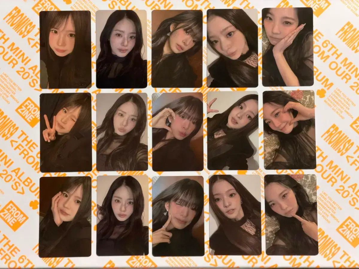 出品 fromis_9(プロミスナイン・プミナ) From アーリーバード イベント トレカ 15枚