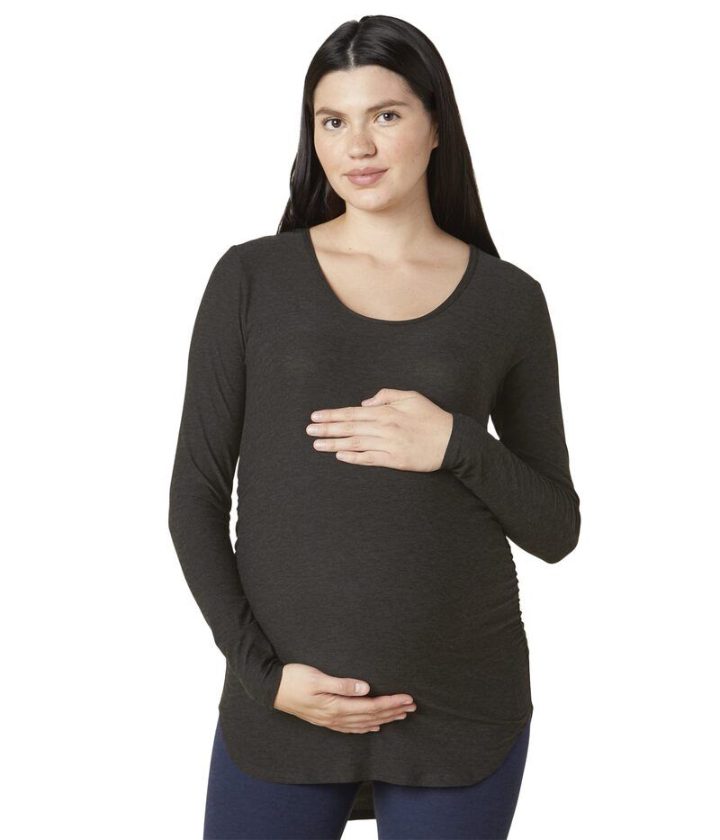 ビヨンドヨガ レディース トップス シャツ マタニティ Beyond Yoga Featherweight Count On Me Maternity Crew Pullover Darkest Ni