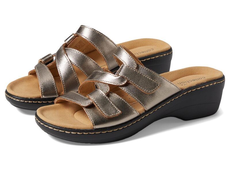 クラークス レディース シューズ ヒール Clarks Merliah Karli Metallic Leathe メタリック