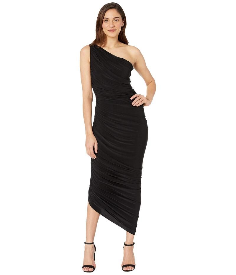 ノーマカマリ レディース トップス ワンピース Norma Kamali Diana Gown Black ブラック