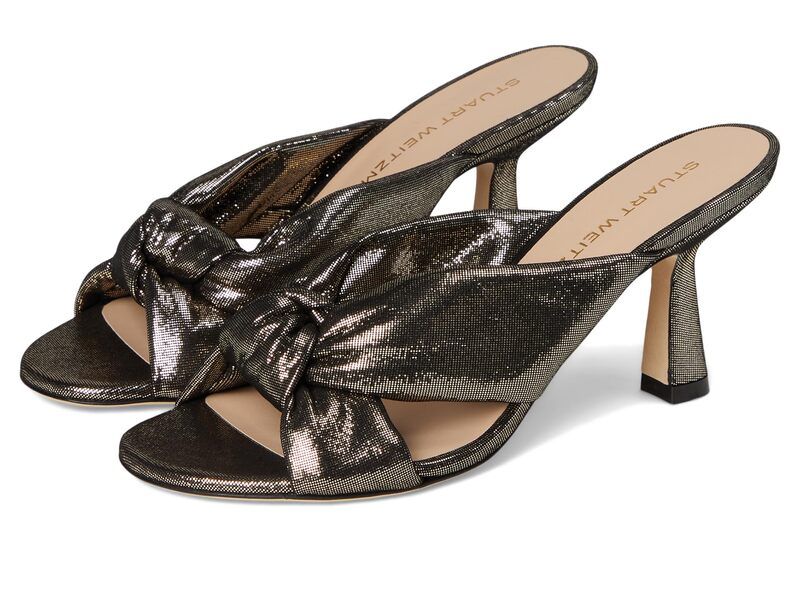 スチュアート ワイツマン レディース シューズ ヒール Stuart Weitzman Soplaya Slide 75 Platino