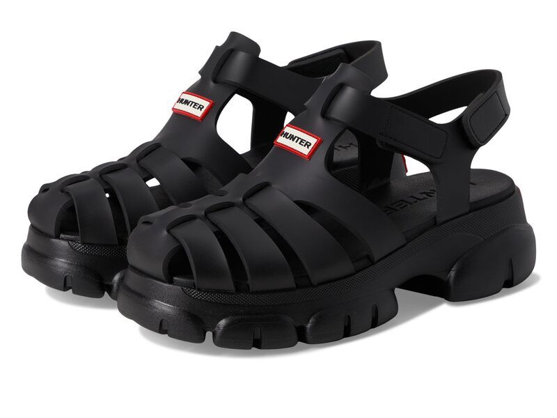 ハンター レディース シューズ ヒール Hunter Belah Black ブラック