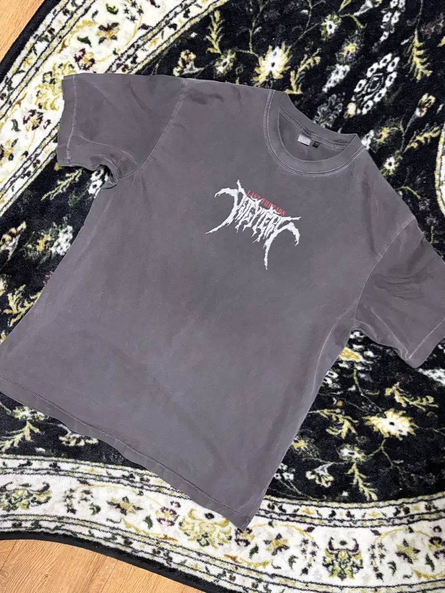 ポリテル メタル Tシャツ 半袖 パープルグレー 2