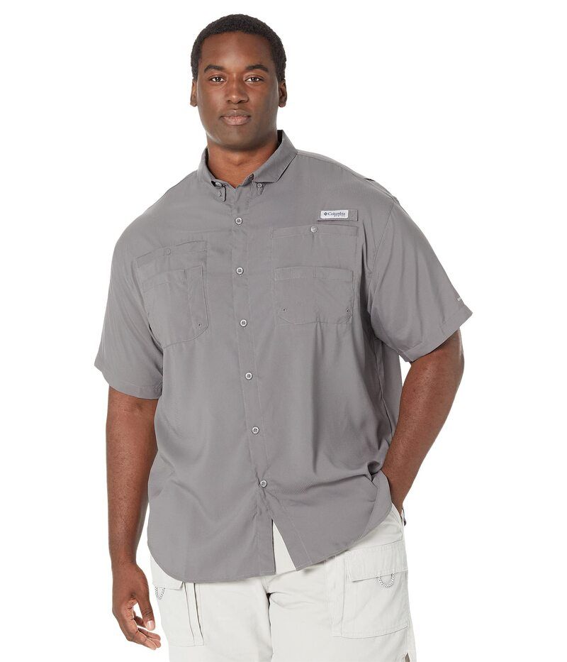 コロンビア メンズ トップス シャツ トール Columbia Big Tall TamiamiI SS City Grey グレー