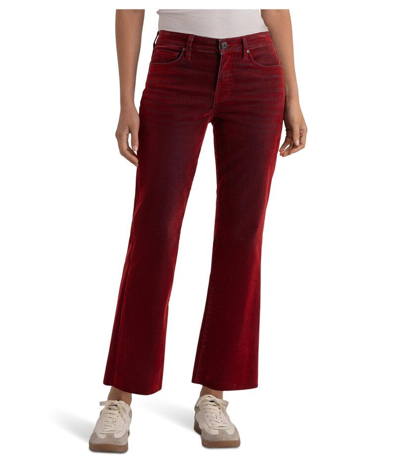 カットフロムザクロス レディース ボトムス デニムパンツ アンクル KUT from the Kloth Kelsey HighRise Fab Ankle Flare With Raw Hem Re