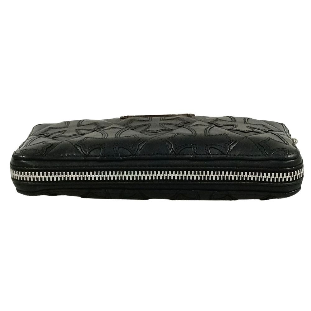 CHROME HEARTS クロムハーツ REC F ZIP QUILTED WALLET セメタリー