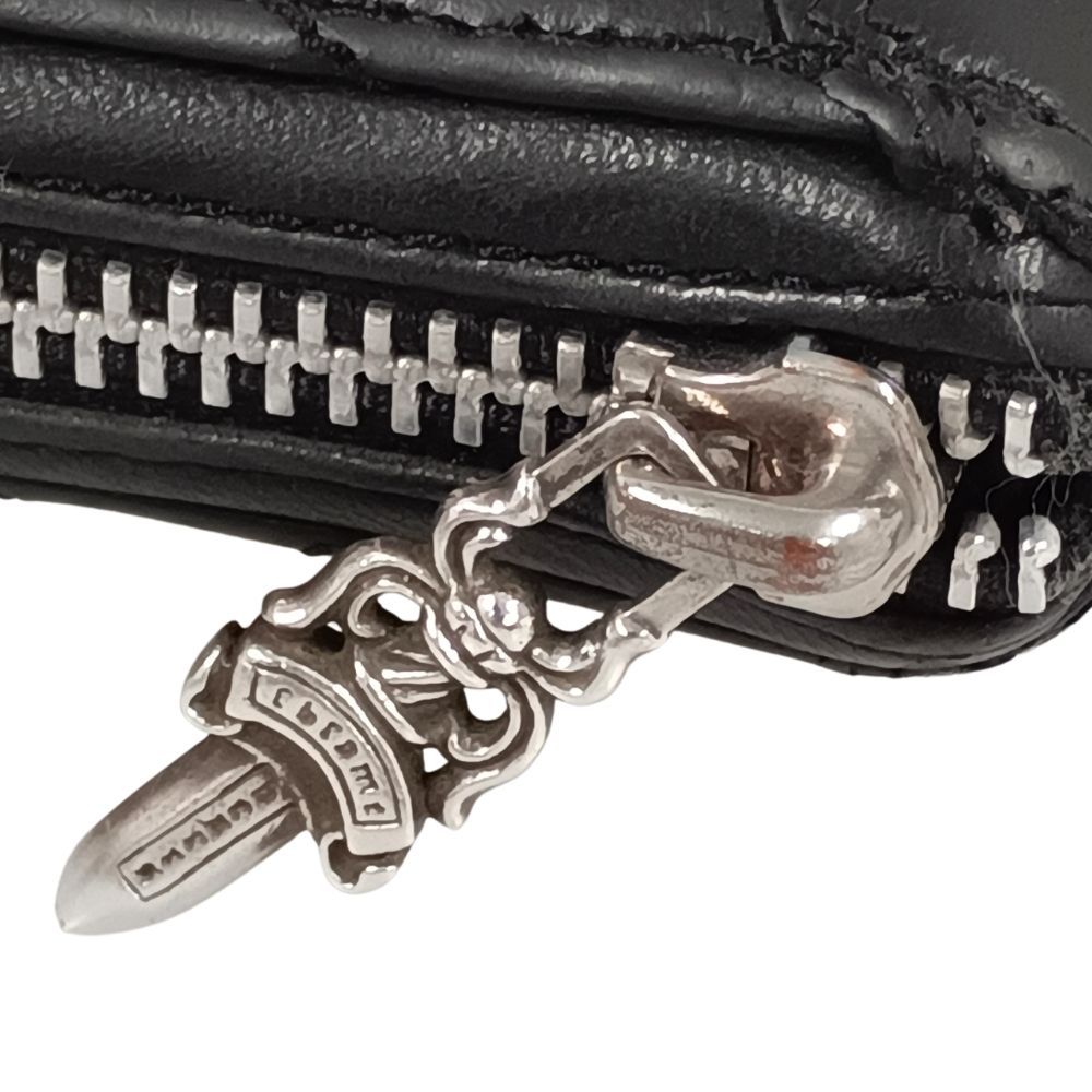 CHROME HEARTS クロムハーツ REC F ZIP QUILTED WALLET セメタリー