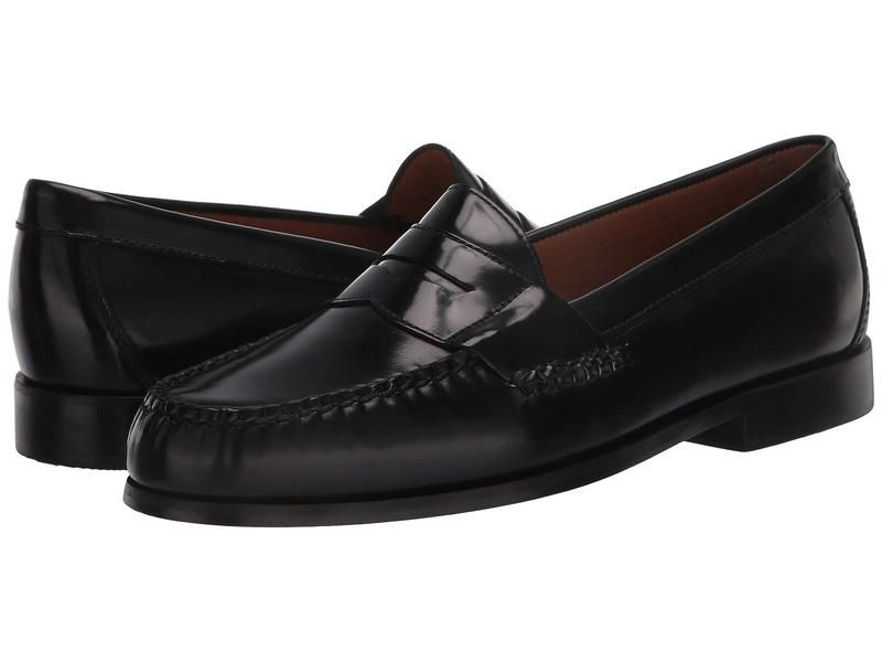 ジョンストンアンドマーフィー メンズ シューズ スリッポン・ローファー Johnston Murphy Hayes Penny Loafer Black ブラック