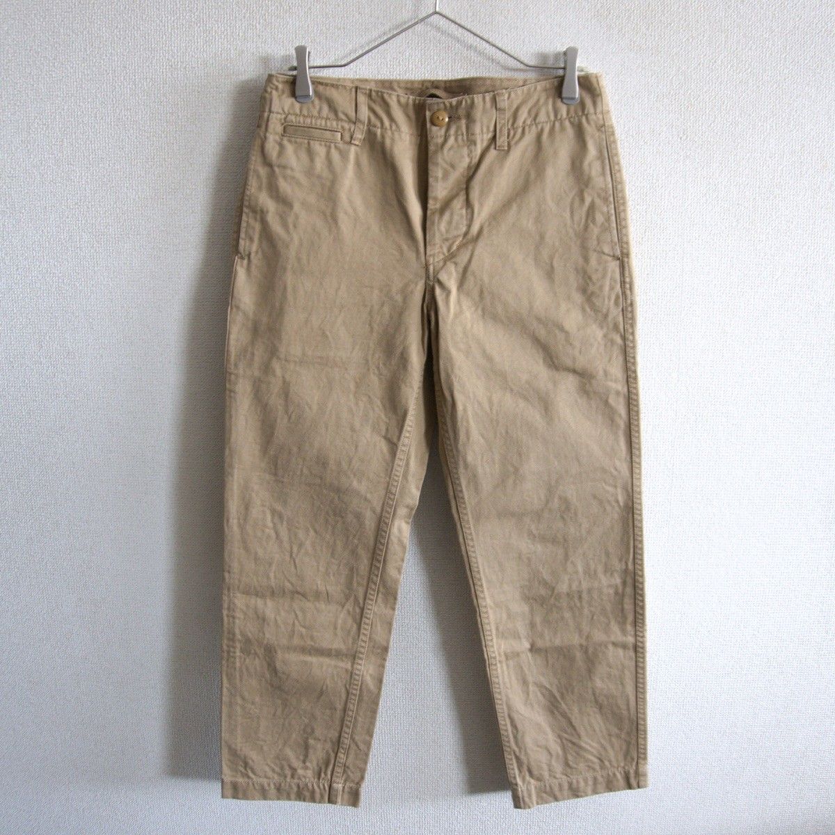 【美品】NIGEL CABOURN【BASIC CHINO PANT】32 ベーシックチノパンツ ナイジェルケーボン s2606021