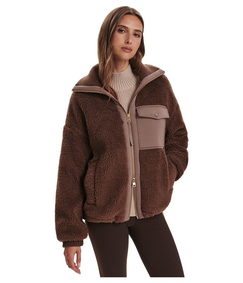 バーレイ レディース アウター コート ジャケット Varley Lowell Sherpa Jacket Carafe