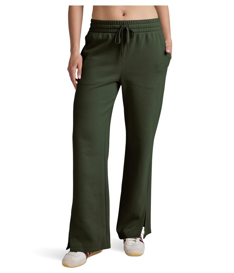 ビヨンドヨガ レディース ボトムス カジュアルパンツ サイドスリット ワイドレッグ フリース Beyond Yoga Luxefleece Side Slit Wide Leg Pants Dark
