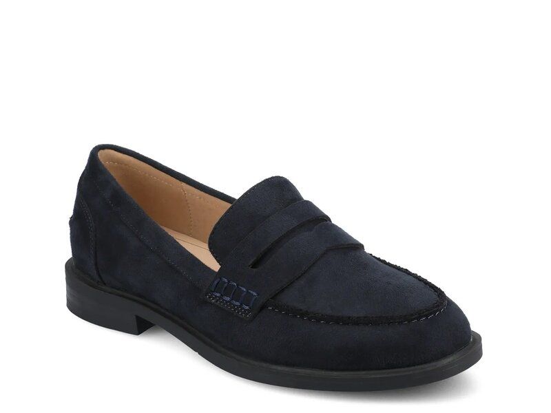 ジャーニー レディース シューズ スリッポン・ローファー Journee Brooks Loafer Navy ネイビー