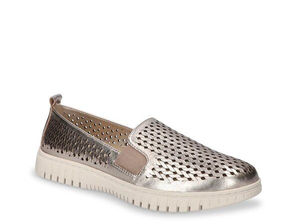 ベラヴィータ レディース シューズ スリッポン・ローファー Bella Vita Helm SlipOn Champagne Leather シャンパン