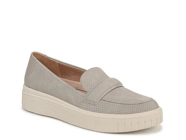 ライフストライド レディース シューズ スリッポン・ローファー LifeStride Geneva Chop Wedge SlipOn Grey グレー