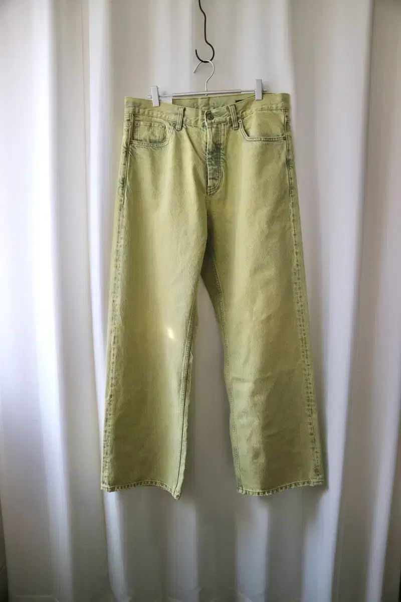ホープ HOPE yellow criss wide pants