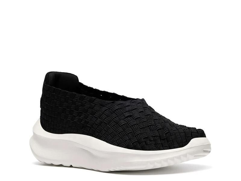 クラークス レディース シューズ スリッポン・ローファー Clarks Cloudsteppersolevana Weave SlipOn Black ブラック