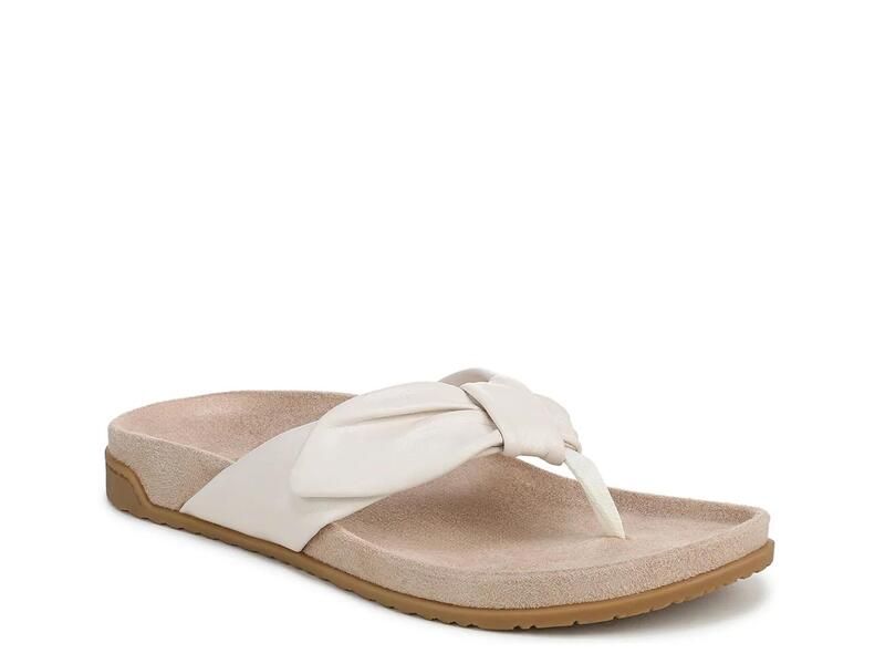 バイオニック レディース シューズ サンダル Vionic EVA Flip Flop Sea Salt Leather