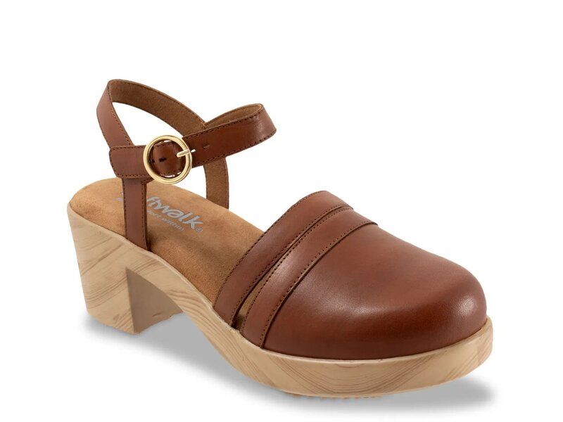 ソフトウォーク レディース シューズ サンダル プラットフォーム Softwalk Fillmore Platform Clog Dark Brown ブラウン