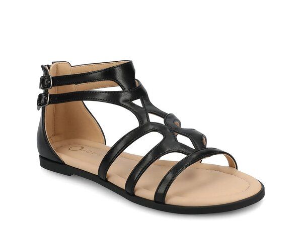 ジャーニー レディース シューズ サンダル Journee Genneva Gladiator Sandal Black ブラック