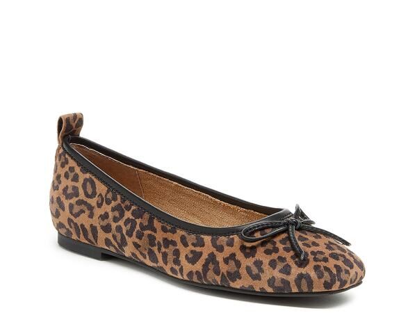 ケルシーダッガー レディース シューズ パンプス Kelsi Dagger Brooklyn Frankie Ballet Flat Brown Leopard Print ブラウン
