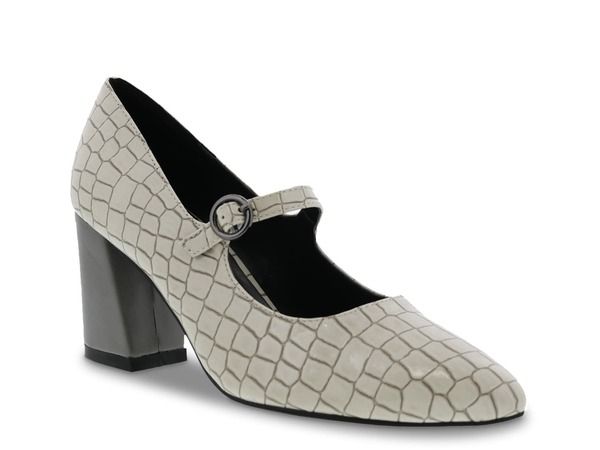 ベリーニ レディース シューズ パンプス Bellini Vex Pump WhiteGrey Croc Print ホワイト