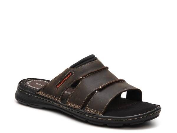 ロックポート メンズ シューズ サンダル Rockport Darwyn Sandal Dark Brown ブラウン