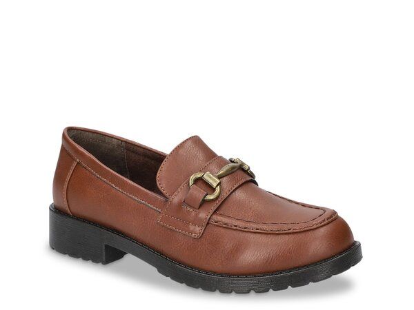 イージーストリート レディース シューズ スリッポン・ローファー Easy Street Witney Loafer Cognac