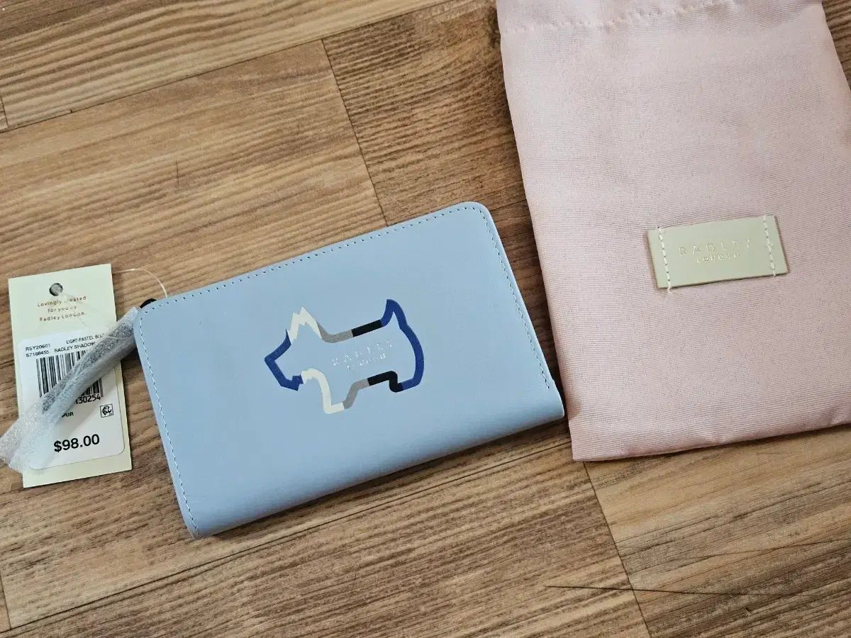 ラドリー LONDON ミディ 二つ折り財布 Heritage Dog Outline ブルー 11,465円