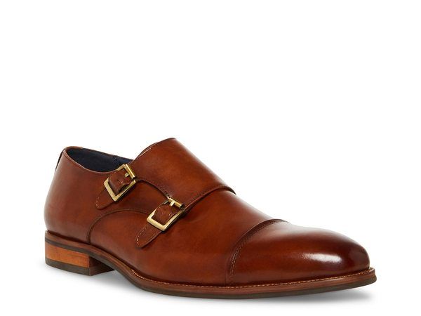 スティーブ マデン メンズ シューズ スリッポン・ローファー モンクストラップ モンク Steve Madden Teon Monk Strap SlipOn Tan Leather タン
