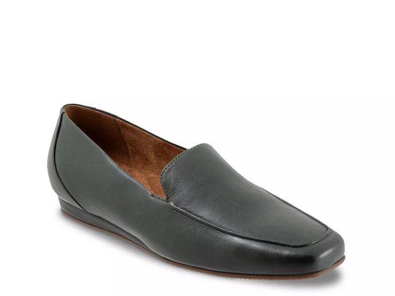 ソフトウォーク レディース シューズ スリッポン・ローファー Softwalk Vista SlipOn Dark Green グリーン