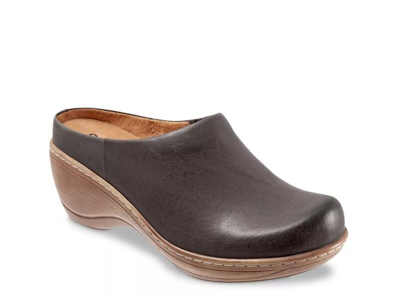 ソフトウォーク レディース シューズ サンダル Softwalk Madison Clogrey グレー