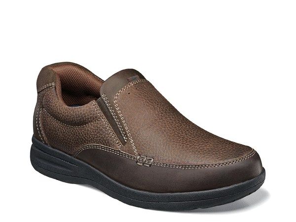 ノンブッシュ メンズ シューズ スリッポン・ローファー Nunn Bush Cam SlipOn Brown ブラウン