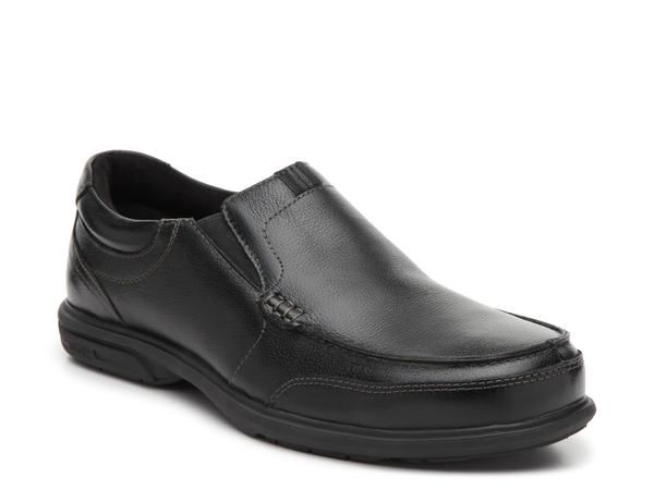 フローシャイム メンズ シューズ スリッポン・ローファー Tシャツ Florsheim Work Loedin Steel Toe SlipOn Work Shoe Black ブラック