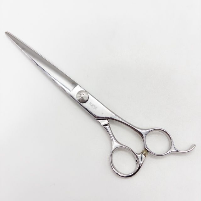 【キクイシザーズ キクイシザーKIKUI】 シザー オフセット 理容 美容ハサミ 美容師 理容師 右利き 6.8インチ 中古 sc3310