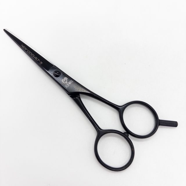 【ジョーウェルJOEWELL】ニューコバルト NC-5 シザー メガネ 理容 美容ハサミ 美容師 理容師 右利き 5インチ 中古 sc3311