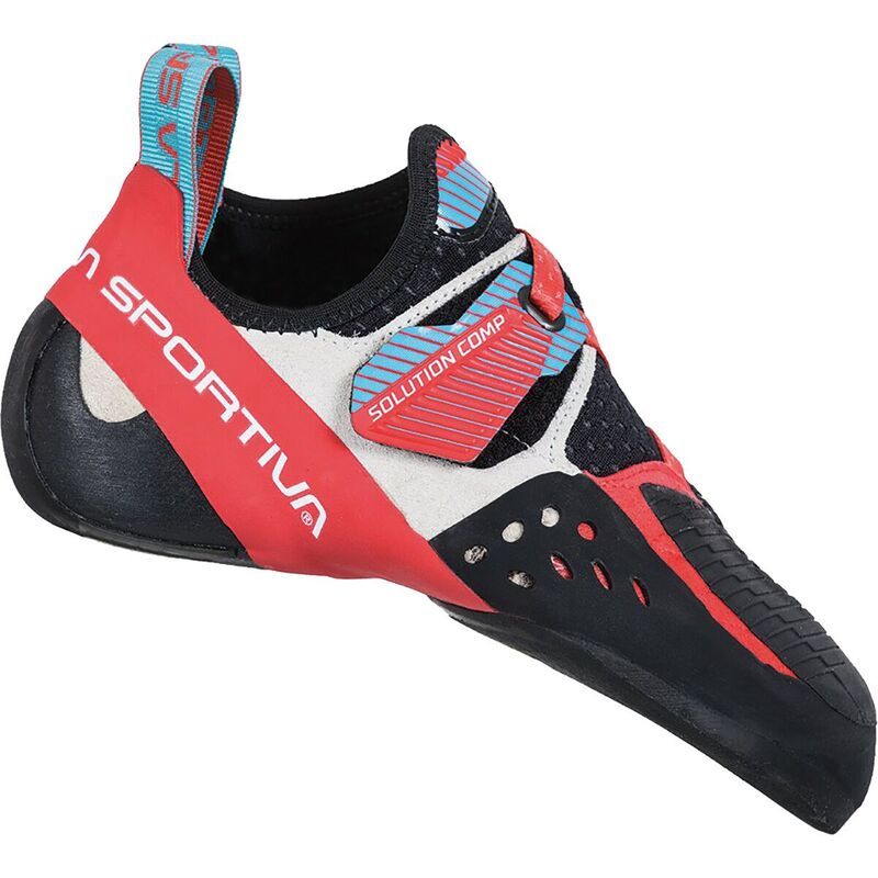 ラスポルティバ レディース シューズ スニーカー La Sportiva Solution Comp Climbing Shoe Womens HibiscusMalibu Blue ブルー