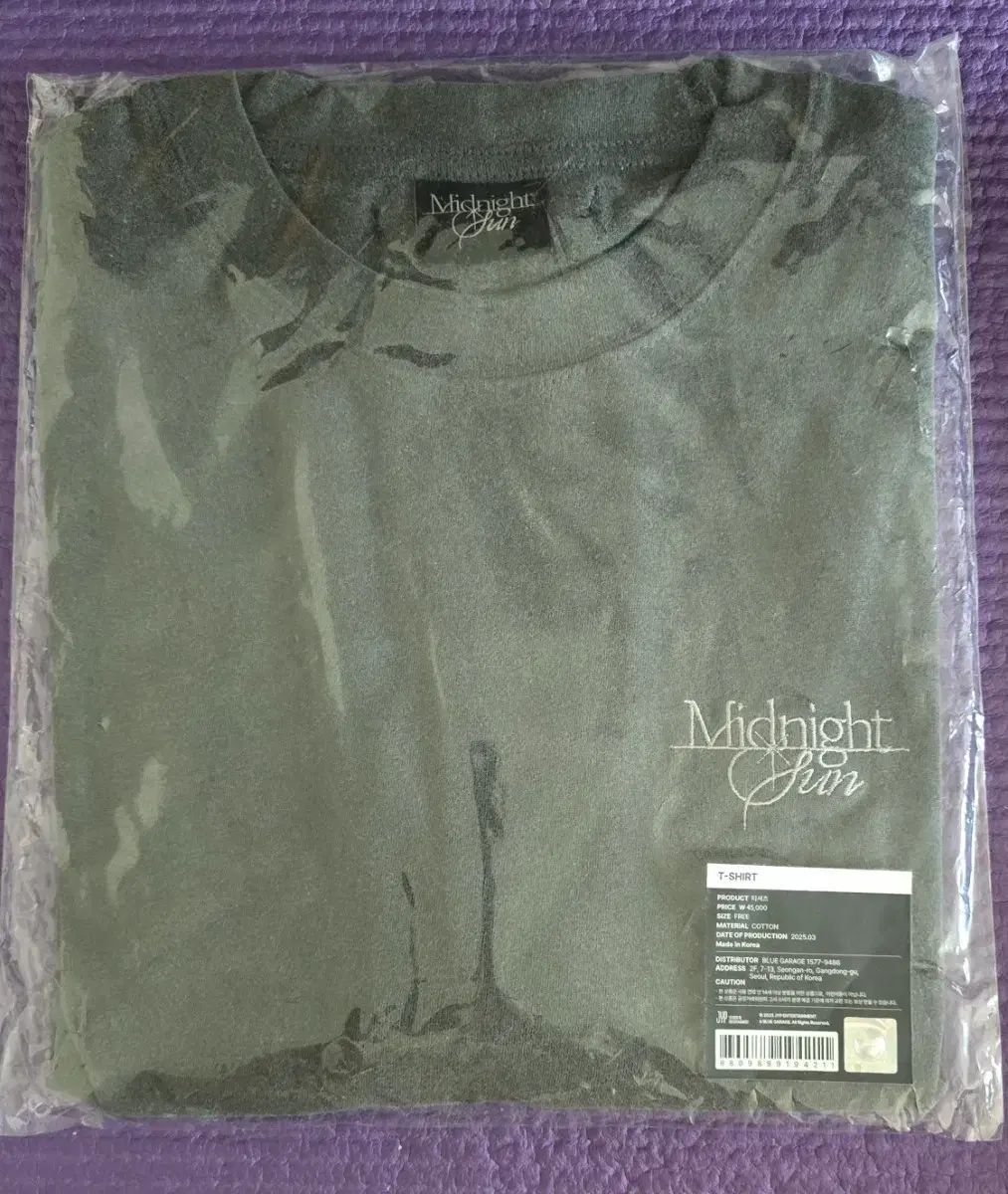 イ・ジュノ(LEE JUNHO) ミッドナイト썬 ファンミ Tシャツ