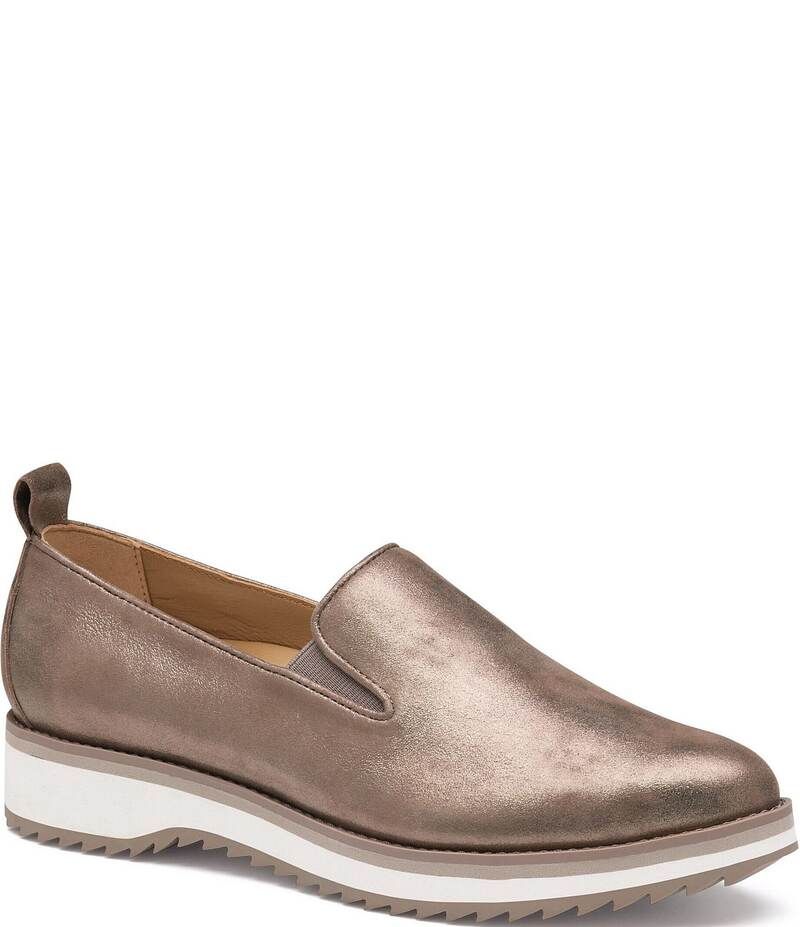 ジョンストンアンドマーフィー レディース シューズ オックスフォード スエード ローファー Johnston Murphy Womens Ulyssa Suede Double Gore Loafer