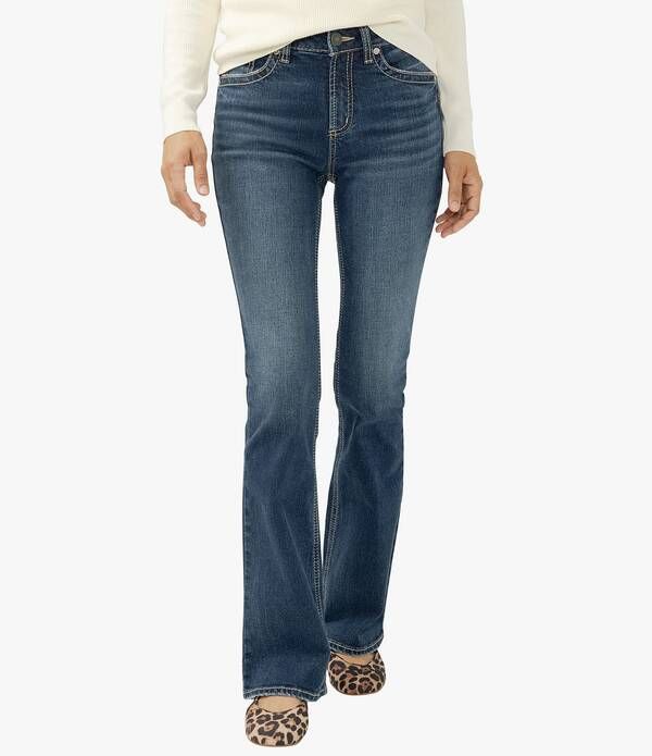 シルバー ジーンズ レディース ボトムス デニムパンツ ブーツカット ブーツ Silver Jeans Co Avery Mid Rise Curvy Fit Bootcut Jeans Berkel